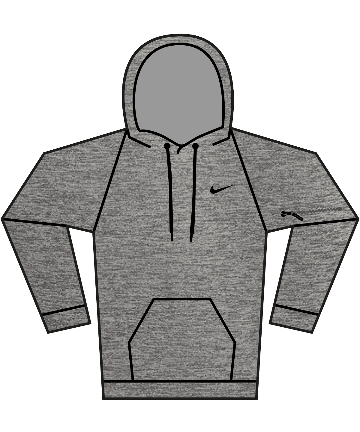 Charcoal Heather/Dark Smoke Grey/Black