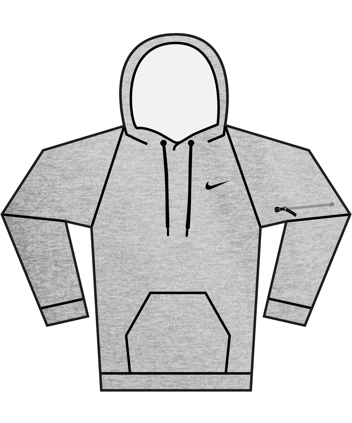 Dark Grey Heather/Particle Grey/ Black